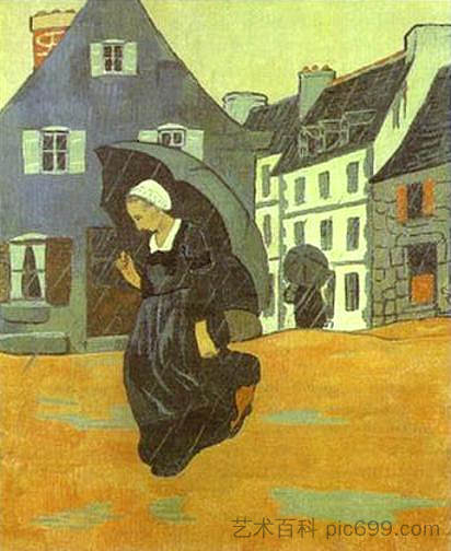 一场雨 A rain (1893; France  )，保罗·塞律西埃