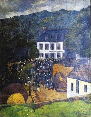法乌新堡博览会 Fair Chateauneuf du Faou (1903; Châteauneuf-du-faou,France                     )，保罗·塞律西埃