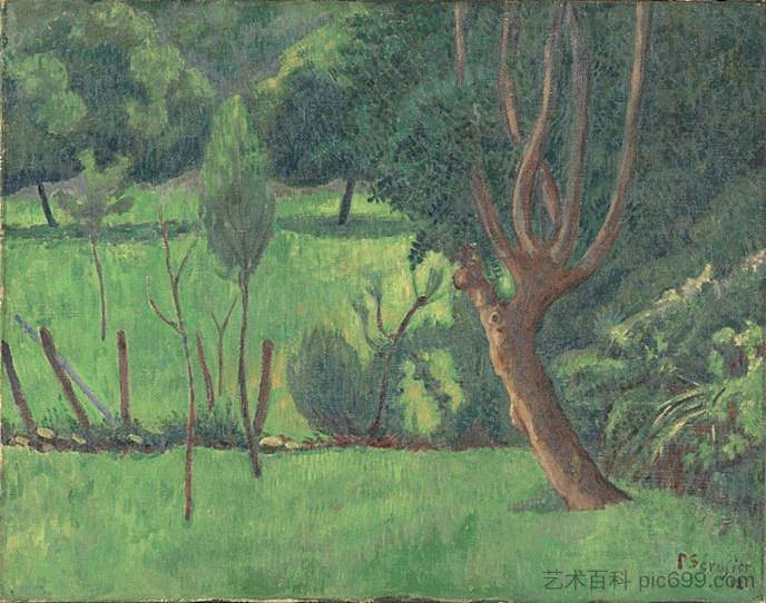 景观 Landscape (1912; France  )，保罗·塞律西埃