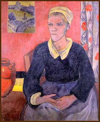 路易丝（布列塔尼仆人） Louise (The Breton servant) (1890; Huelgoat,France                     )，保罗·塞律西埃