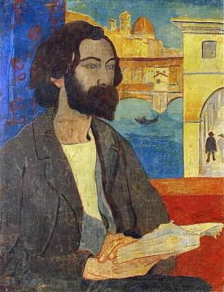 埃米尔·伯纳德在佛罗伦萨的肖像 Portrait of Emile Bernard at Florence (1893; Sainte-florence,France                     )，保罗·塞律西埃