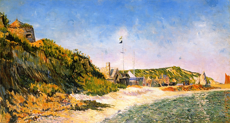 贝辛港，海滩 Port en Bessin, the Beach (1883)，保罗·西涅克