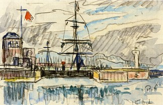 码头 The Jetty (c.1930)，保罗·西涅克