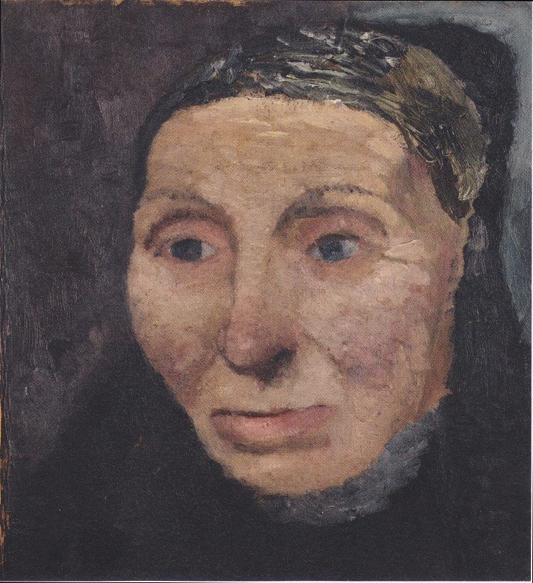 一个农妇的头 Head of a Peasant Woman (c.1903)，保拉·莫德索恩·贝克尔