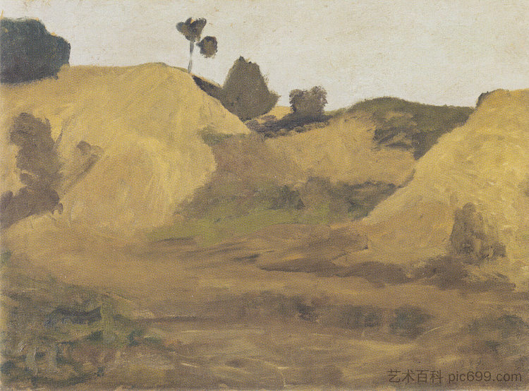 魏尔斯贝格的沙坑 Sand pit at Weyersberg (1899)，保拉·莫德索恩·贝克尔