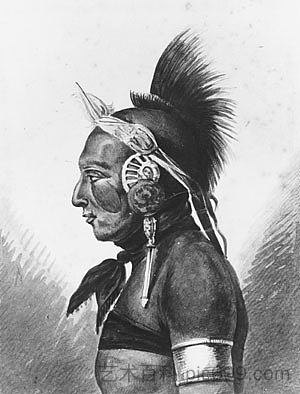 奥塞奇勇士 An Osage Warrior (c.1812; Philadelphia,United States  )，帕维尔斯文音