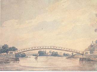 斯库尔基尔河上的上桥 The Upper Bridge over the Schuylkill (c.1812; Philadelphia,United States                     )，帕维尔斯文音