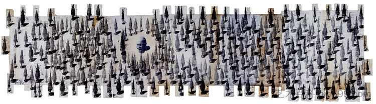 柏树和头部 Cypresses and Head (2007 - 2008)，帕夫洛·马科夫