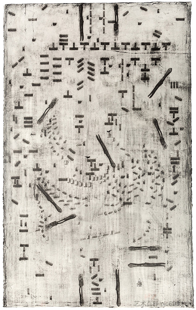 桌布十二 Tablecloth XII (2015)，帕夫洛·马科夫