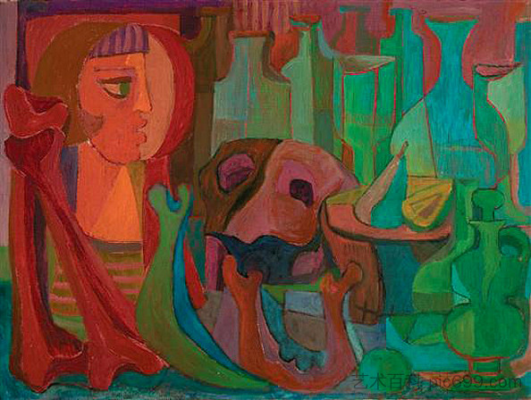 静物画 Still Life (1958)，佩德罗科罗内尔