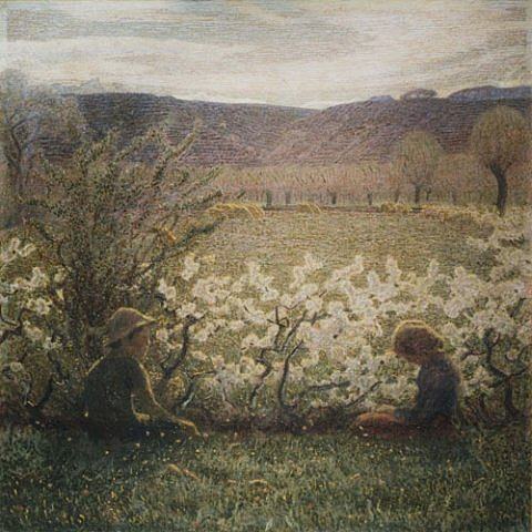 花草甸 Flowery meadow (c.1900 - c.1903)，佩利扎达沃尔佩多