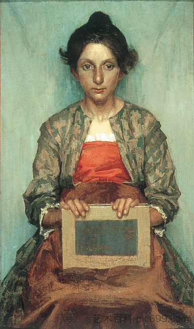 年轻女子的肖像(初产) Portrait of a Young Woman (Incipient Maternity) (c.1891),佩利扎达沃尔佩多
