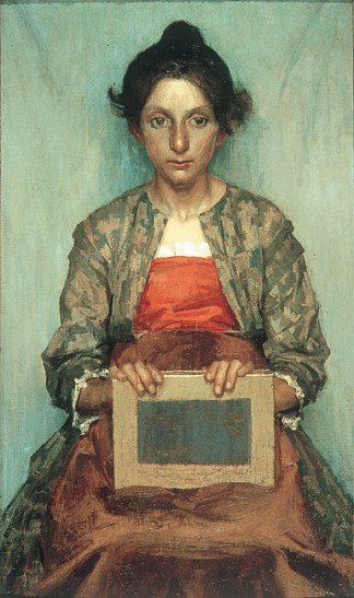 年轻女子的肖像（初产） Portrait of a Young Woman (Incipient Maternity) (c.1891)，佩利扎达沃尔佩多