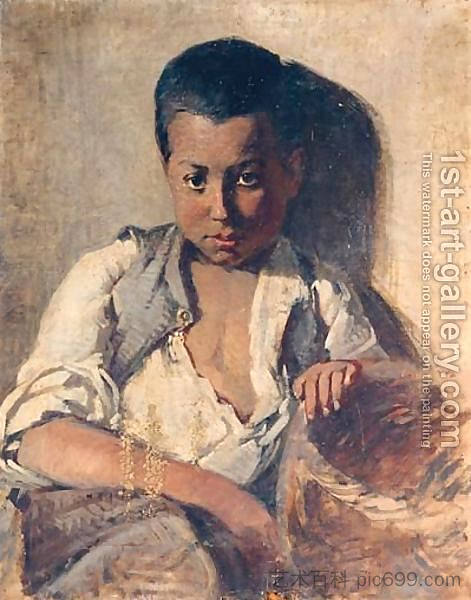 一个男孩的肖像 Portrait Of A Boy，佩里克尔斯·潘塔齐斯