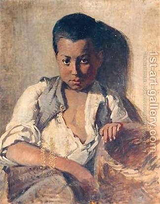 一个男孩的肖像 Portrait Of A Boy，佩里克尔斯·潘塔齐斯