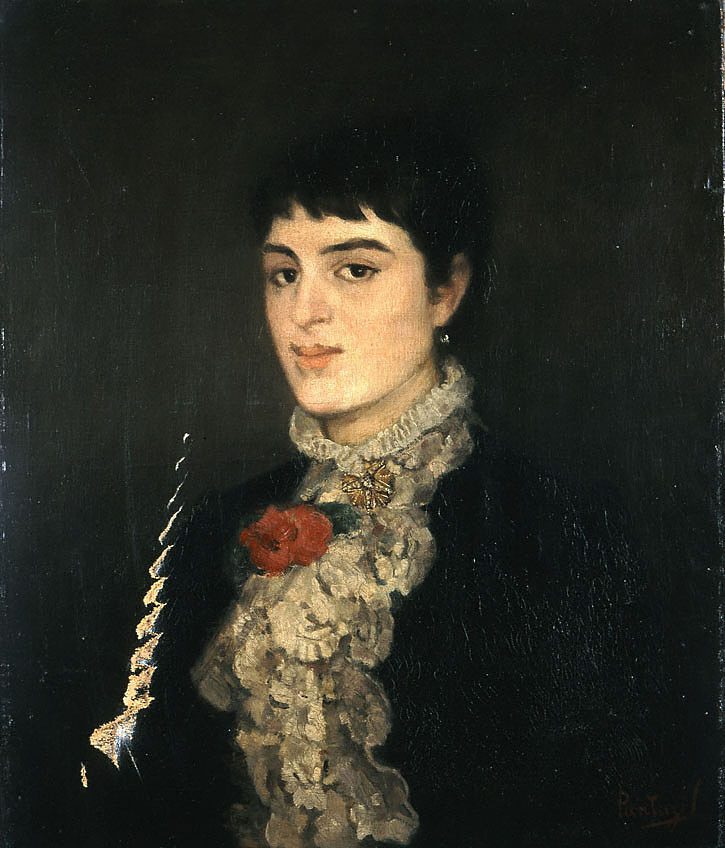 瓦尔沃利的肖像 Portrait of Varvogli (1875)，佩里克尔斯·潘塔齐斯