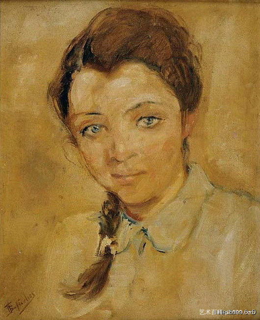 一个女孩的肖像 Portrait of a girl，佩里克里斯
