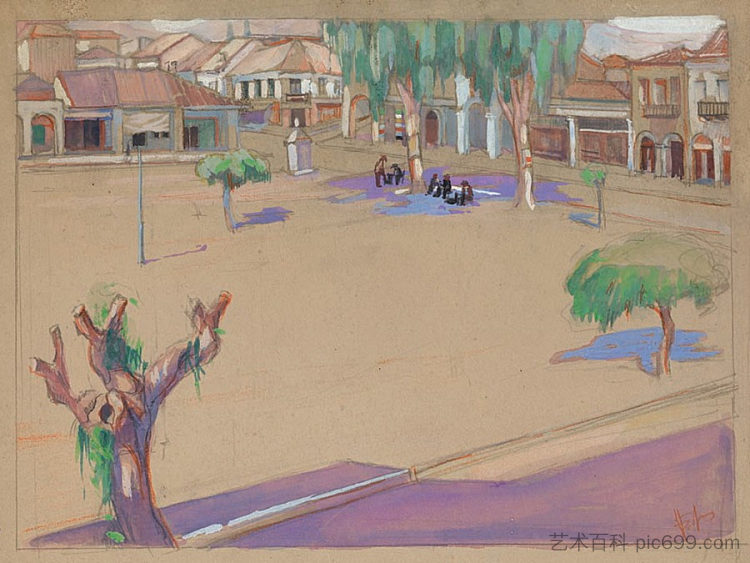 斯巴达广场 The square of Sparta (1933)，佩里克里斯