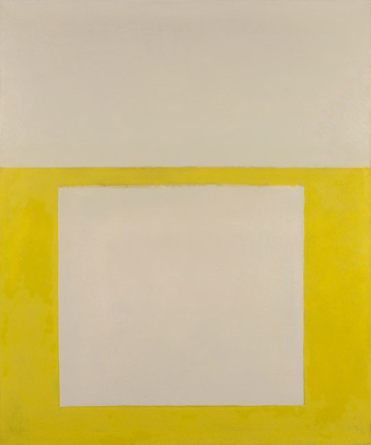 “酷”系列2号（黄过棕褐色） "Cool" Series No. 2 (Yellow over Tan) (1963)，珀利·芬