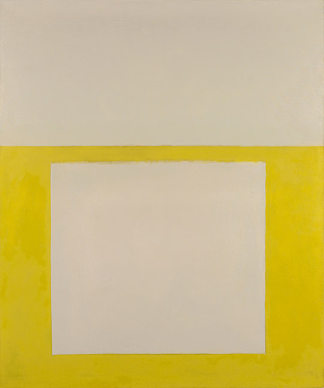 “酷”系列2号（黄过棕褐色） “Cool” Series No. 2 (Yellow over Tan) (1963)，珀利·芬