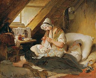 可怜军官的遗孀 The poor officer’s widow (1836)，彼得·芬迪
