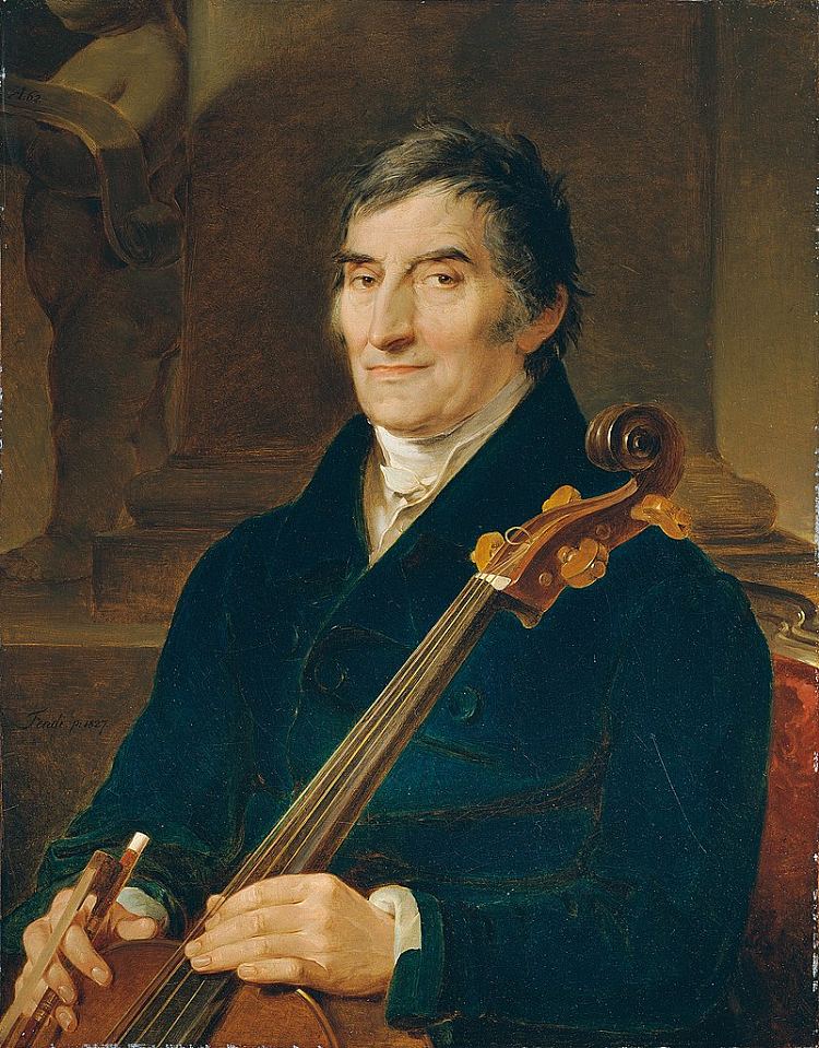 大提琴家弗朗茨·沃德尔 The cellist Franz Wödl (1827)，彼得·芬迪
