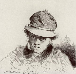 自画像 Self-Portrait (1830)，彼得·芬迪