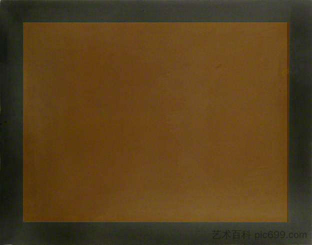 棕色，灰黑色边框 Brown Colour with Grey-Black Border (1979)，彼得约瑟夫