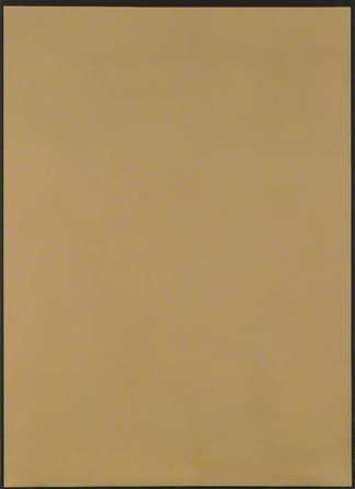 带有黑色边框的深赭石 Dark Ochre with Black Border (1973)，彼得约瑟夫