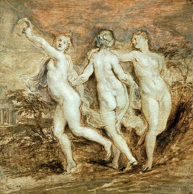 三恩典 The Three Graces，彼得·保罗·鲁本斯