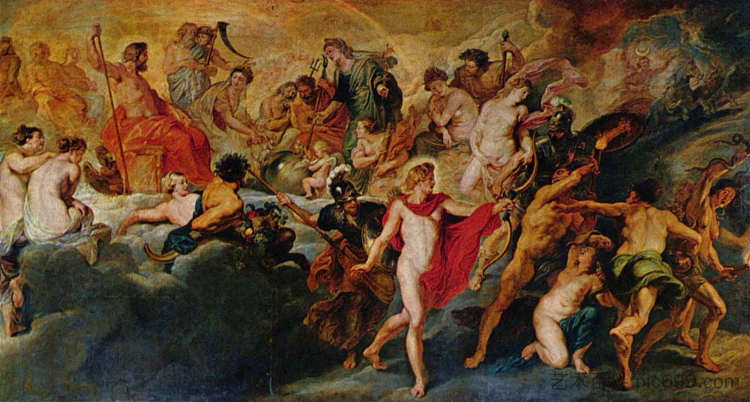 12. 众神议会 12. The Council of the Gods (1622 - 1625)，彼得·保罗·鲁本斯