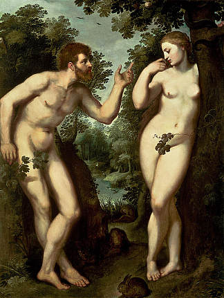 亚当和夏娃 Adam and Eve (c.1597)，彼得·保罗·鲁本斯