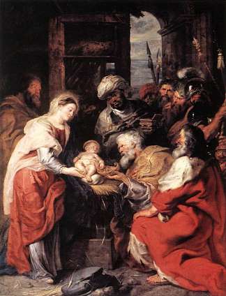 贤士的崇拜 Adoration of the Magi (c.1626 – 1629)，彼得·保罗·鲁本斯