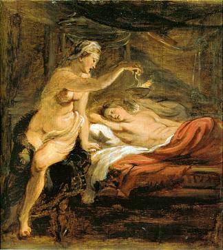 阿莫尔和普赛克 Amor and Psyche (c.1636)，彼得·保罗·鲁本斯