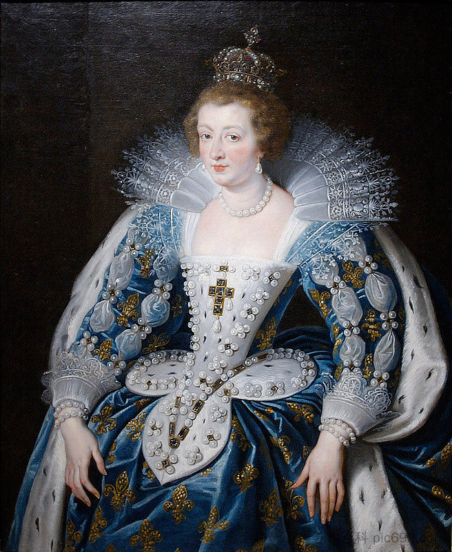 奥地利的安娜，法国王后，国王路易十四的母亲 Anna of Austria, queen of France, mother of king Louis XIV (1622 - 1625)，彼得·保罗·鲁本斯