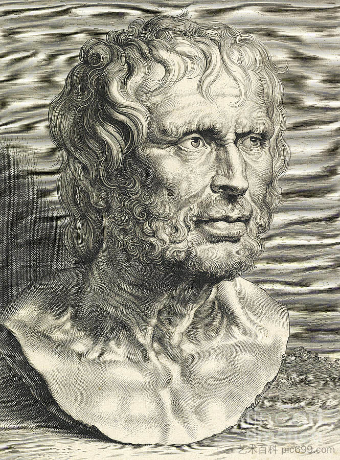 塞内卡半身像 Bust of Seneca，彼得·保罗·鲁本斯