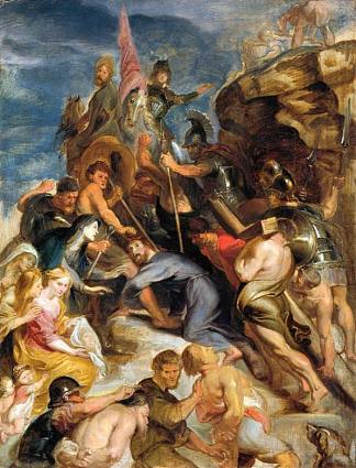 背负十字架 Carrying the Cross (1637)，彼得·保罗·鲁本斯