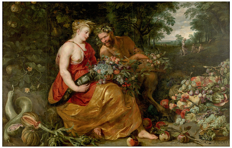 谷神星和潘 Ceres and Pan (c.1620),彼得·保罗·鲁本斯