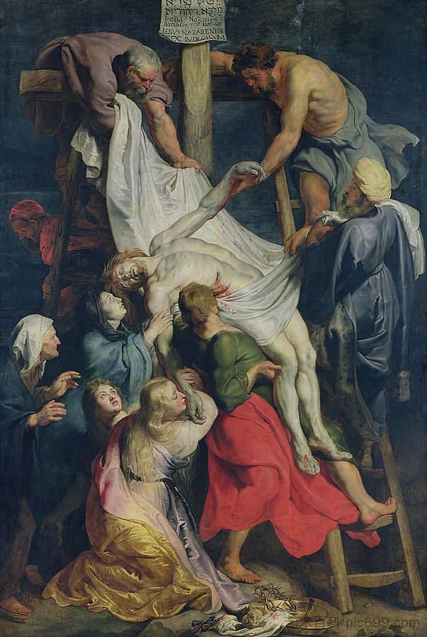 从十字架上下来 Descent from the Cross (1616 - 1617),彼得·保罗·鲁本斯