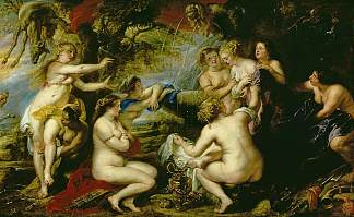 戴安娜和卡利斯托 Diana and Callisto (c.1639)，彼得·保罗·鲁本斯