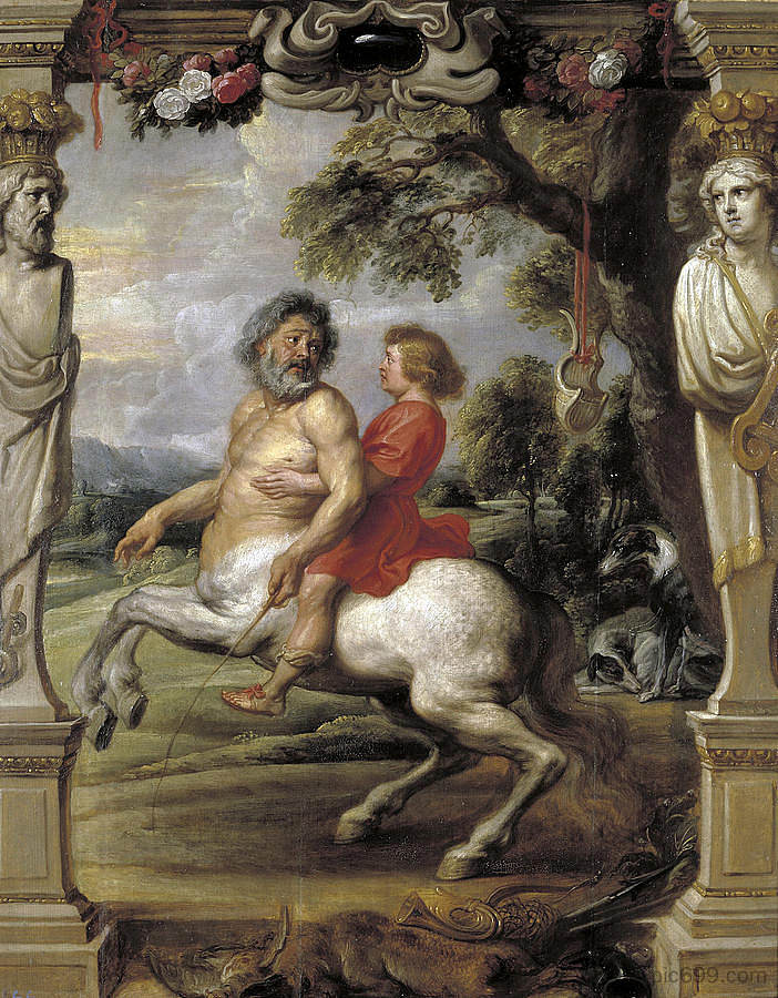 阿喀琉斯教育 Education of Achilles,彼得·保罗·鲁本斯