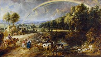 彩虹风景 Landscape with a Rainbow (c.1636 – c.1638)，彼得·保罗·鲁本斯