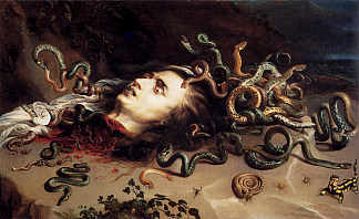 美杜莎之首 Head Of Medusa (c.1617 – c.1618)，彼得·保罗·鲁本斯