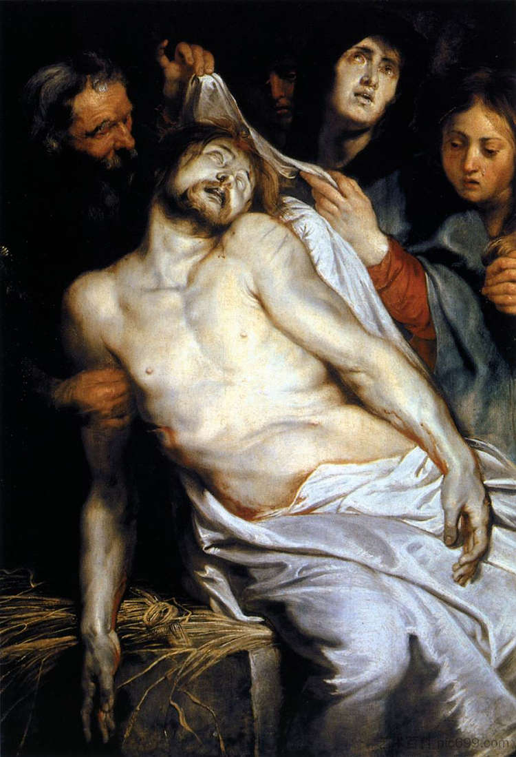 哀歌(稻草上的基督) Lamentation (Christ on the Straw) (1617 - 1618),彼得·保罗·鲁本斯