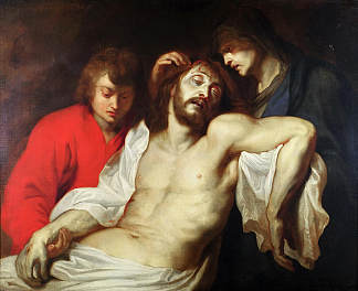 圣母玛利亚和圣约翰对基督的哀歌 Lamentation of Christ by the Virgin Mary and St John，彼得·保罗·鲁本斯