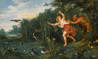 平底锅和锡林克斯的风景 Landscape with Pan and Syrinx，彼得·保罗·鲁本斯
