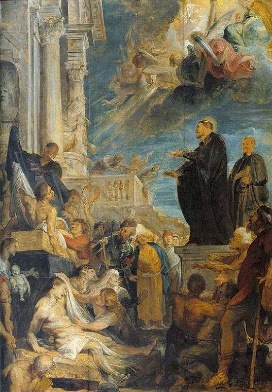 圣弗朗西斯的奇迹 Miracle of St. Francis (1617 - 1618)，彼得·保罗·鲁本斯