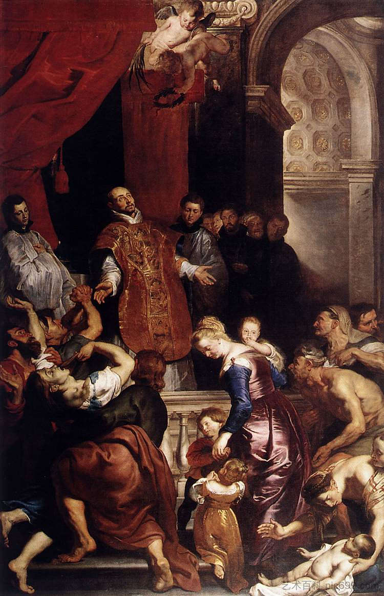 圣依纳爵的奇迹 Miracles of St. Ignatius (c.1615 - c.1620)，彼得·保罗·鲁本斯