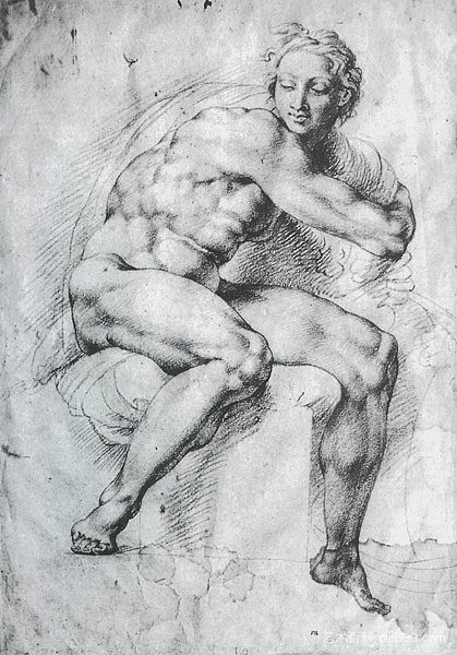 裸体年轻人 Naked Young Man (1601 - 1608)，彼得·保罗·鲁本斯