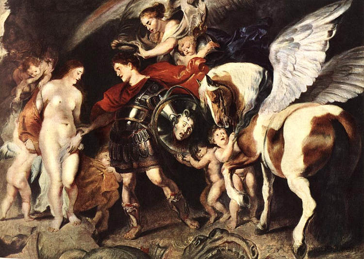 英仙座和仙女座 Perseus and Andromeda (c.1620 - c.1621)，彼得·保罗·鲁本斯